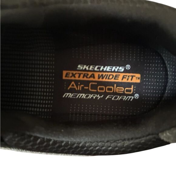 Skechers Men's Black and Gray Sneakers Men’s Size 12 - Picture 7 of 13